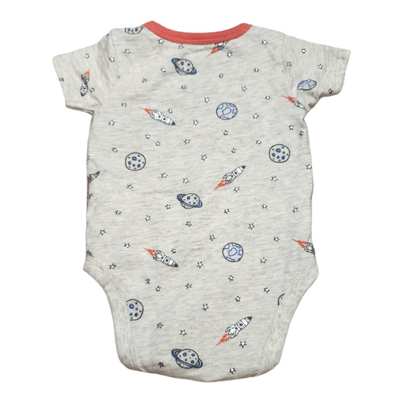 NWOT Baby B'Gosh Short Sleeve Outer Space Bodysuit 0-3M - Picture 3 of 3